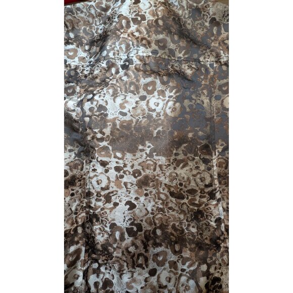 Tribal Jacket Animal Print Leopard Allover Print Edgy Statement Womens Size 16 - Picture 9 of 9